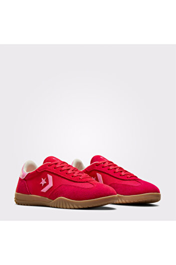Converse Run Star Trainer Unisex Kırmızı Süet Sneaker