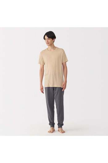 Muji Cool Touch Lyocell Crew Neck Short Sleeve T-Shirt