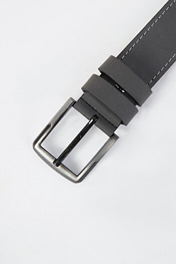 Fulla Moda Classic Faux Leather Belt
