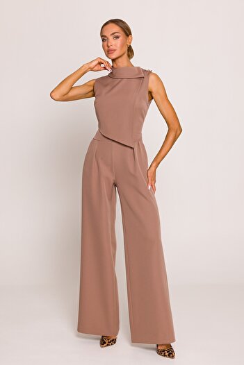 Made of Emotion Elegant jumpsuit with wide legs