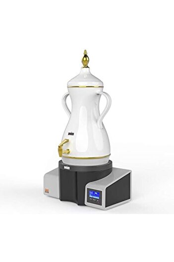 BUNCA Arabic Coffee Maker Guest Pot Style 7L from Deem, White, Glass