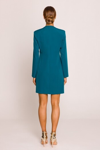 Made of Emotion Blazer dress with gold buttons