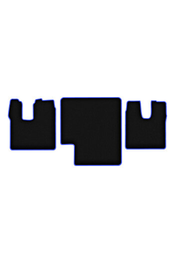 shumee CARLUX-BLUE car mats for: MAN TGL / TGM, narrow bed, 3 pieces (2005-)