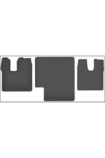 shumee Premium car mats for: MAN TGL / TGM, narrow bed, 3 pieces (2005-)