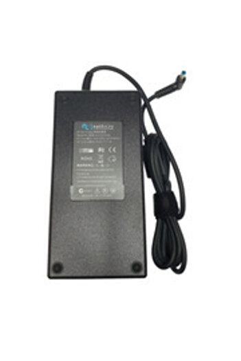 OEM HP compatible laptop charger 150W with small blue plug, 19.5V 7.7A, plug type 4.5 x 3.0 with pin