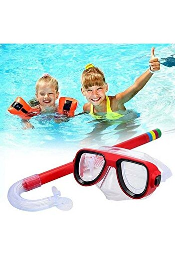 Toybox Diving Goggle Mask Breathing Tube Shockproof Anti Fog Swimming Glasses Set