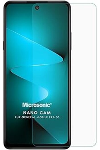 Genel Markalar Microsonic General Mobile Era 50 Nano Glass Cam Ekran Koruyucu [Era 50 Ile Uyumlu Ekran Koruyucu -