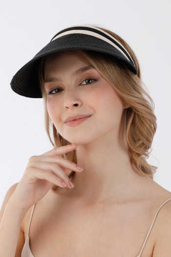 Fulla Moda Visor Straw Hat