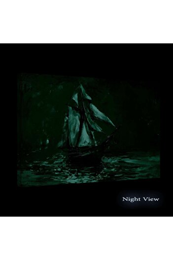 startonight DualView Startonight Canvas Print Sailboat, 80 cm x 120 cm