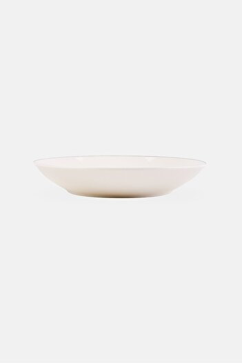 Fissman Porcelain Serving Deep Plate, White