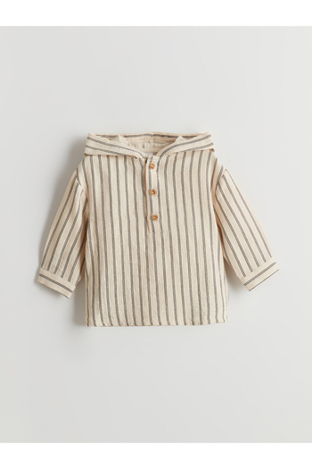 LC Waikiki Hooded Baby Boy Sweatshirt and Pants 2-Piece