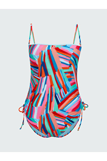 LC Waikiki Patterned Stitched Padded Women's Swimsuit