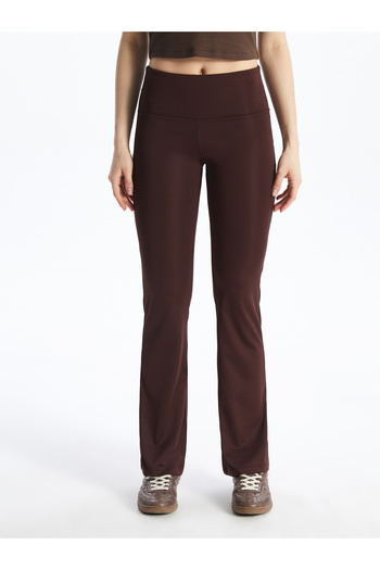 LC Waikiki Women's Elastic Waist Flared Leggings Sports Leggings