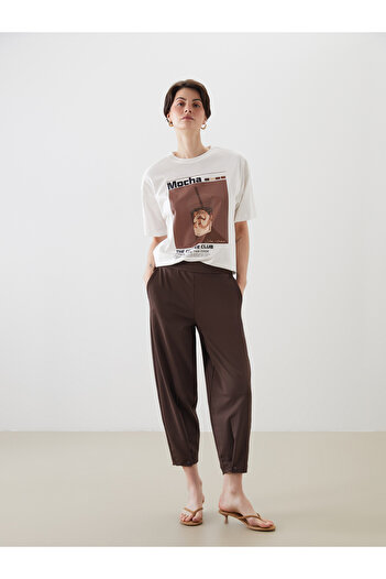 LC Waikiki Women's Trousers with Elastic Waist