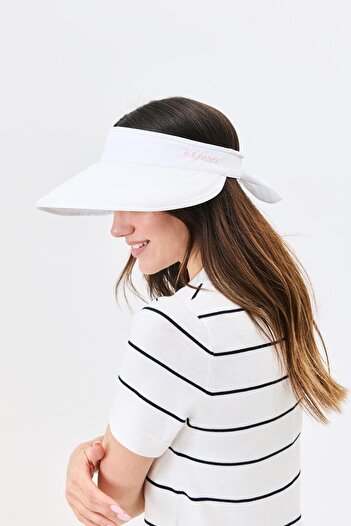 C&City Micro Fabric Zippered Adjustable Sports Running and Tennis Cap Y25730-30 White