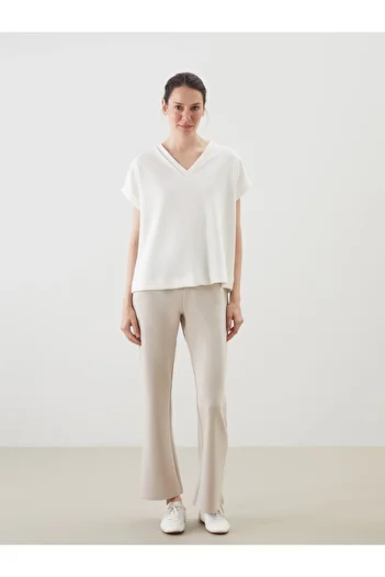 LC Waikiki Women's Trousers with Elastic Waist