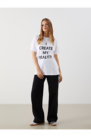LC Waikiki Crew Neck Printed Women's T-Shirt