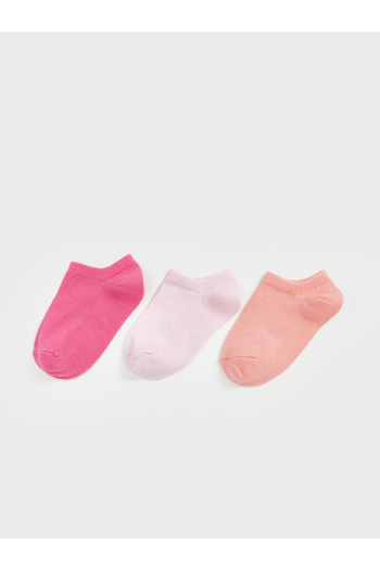 LC Waikiki Basic Baby Girl Booties Socks 3-Pack