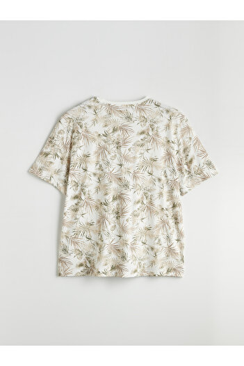 LC Waikiki Ανδρικό μπλουζάκι Crew Neck Floral