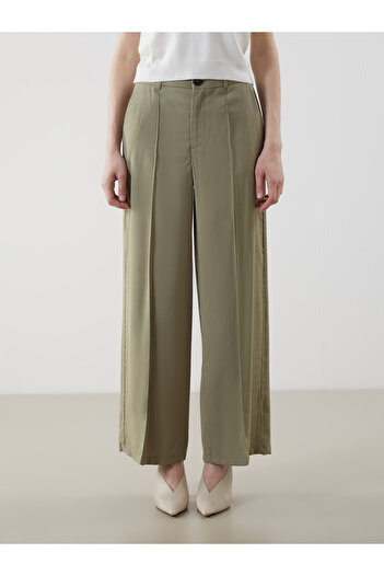LC Waikiki Loose Fit Wide Leg Women's Trousers