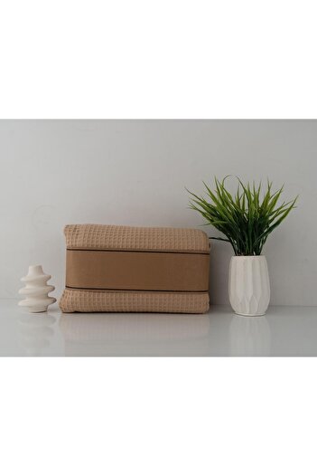 Baveno 100% Cotton 150X200 cm Waffle Patterned, Pique Bed & Sofa Cover