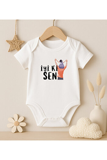 MODAT Baby Life with Coffee Condition Printed Baby Bodysuit