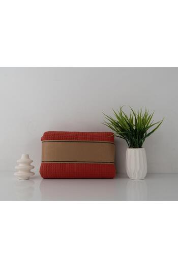 Baveno 100% Cotton 150X200 cm Waffle Patterned, Pique Bed & Sofa Cover