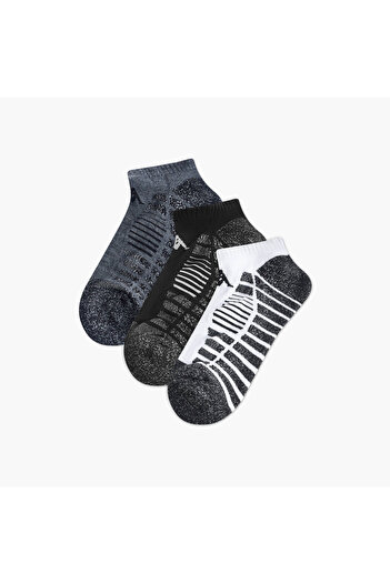 Kappa Set of 3 - Kappa Striped Ankle Length Half Terry Socks