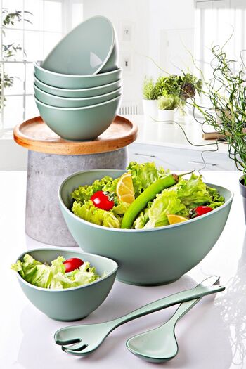 Justyol 9 Piece Multi-Purpose Salad and Serving Presentation Set – Prep and Kitchen Set