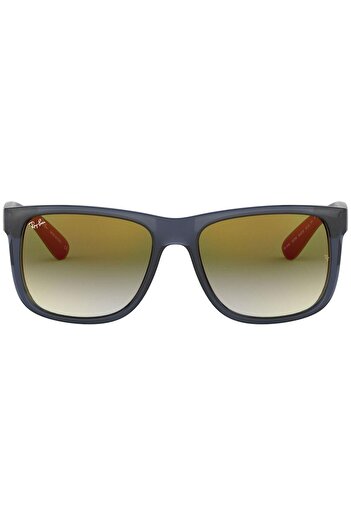 Ray-Ban Ray‑Ban Justin RB4165 6341T0 – Unisex, Transparent Blue, Blue Gradient Green Mirror Red, Mărime 55