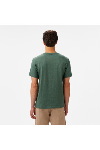 Nautica Men's Green Regular Fit T-shirt