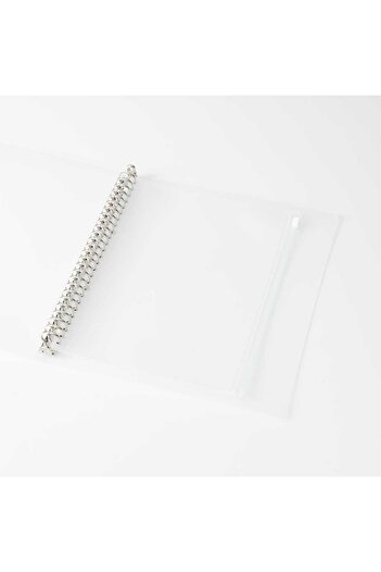 Muji حافظة ملفات إيفا مقاس A5، 20 فتحة مع سحاب