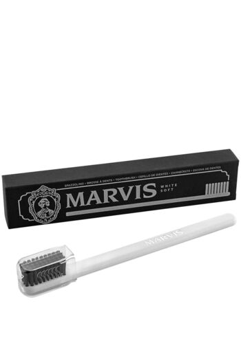 Converse Marvis White Manual Toothbrush, Soft, white