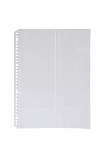Muji Polypropylene Refill Card pockets A4 10 sheets