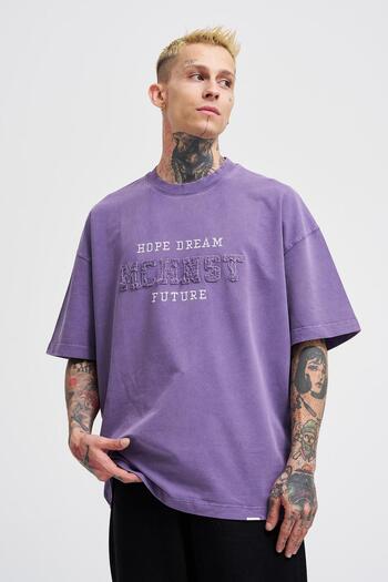 Machinist Men's Hope Dream Printed Oversize Mystical T-Shirt