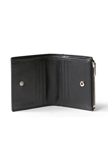 Calvin Klein Jeans Hardware Bifold W/Coın Siyah Erkek Cüzdan