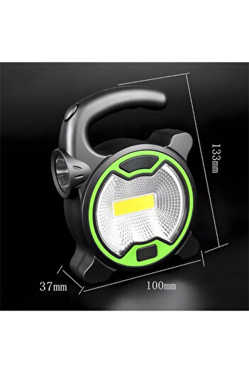 OEM Portable flashlight, LED, 100 lumens, 3 x AA, with handle, 133 x 100 mm