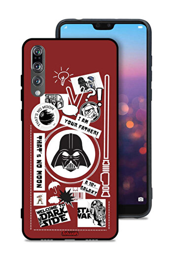 Tolwak Huawei P20 Pro Protective Case Cover Welcome To The Dark Side Sticker
