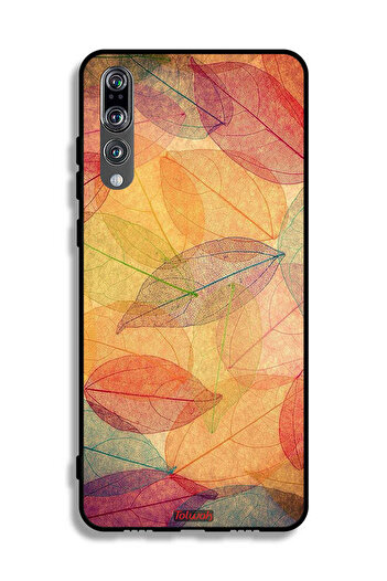 Tolwak Huawei P20 Pro Protective Case Cover Leaves Abstract Digital Art