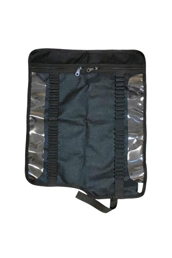 Jacbag Старший XL Гумовий роздільник з кишенями Складаний Синій Художній пенал