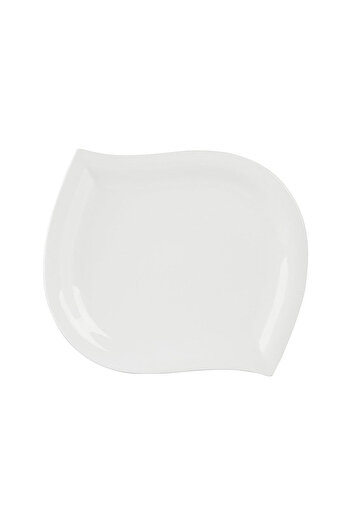 Porland Leaf Dinner Plate, Porcelain