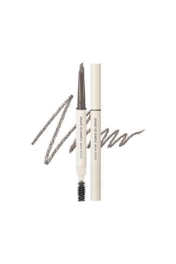 CLIO Sharp So Simple Brow Pencil #01 Taupe Gray 0.18 g - neutral-brown eyebrow pencil