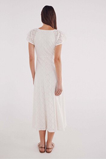 Springfield Midi dress with openwork