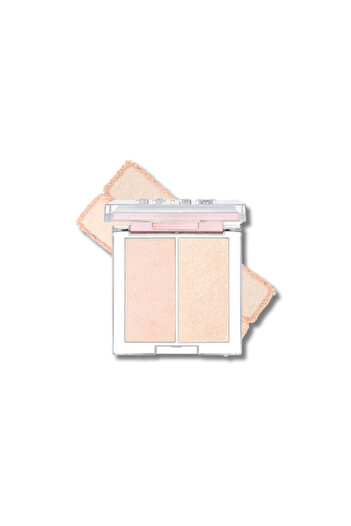 CLIO CLIO Prism Highlighter Duo #01 Cream Fizz 5.6 g - warm highlighter duo
