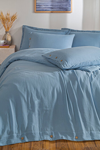 Özdilek Nadia Double Muslin Duvet Cover Set