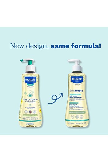 Mustela Stelatopia Cleansing Oil by Mustela, 500ml
