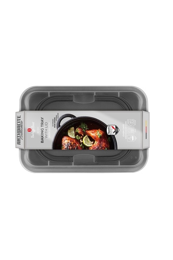 Berlinger Haus Rectangular baking tray with lid, Anthracite Berlinger Haus BH 8694