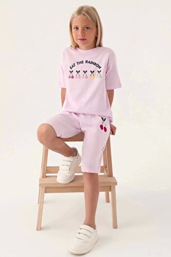 ROLY POLY Girl's capri set - rose