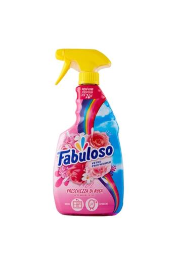 Fabuloso Glass Cleaning Solution Rose Scent Fabuloso, 600 ml