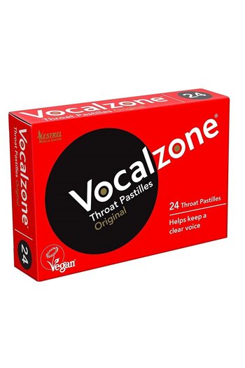 Vocalzone Throat Lozenges, Soloists and Singers - Vocalzone, Original-Mint, 24 Lozenges